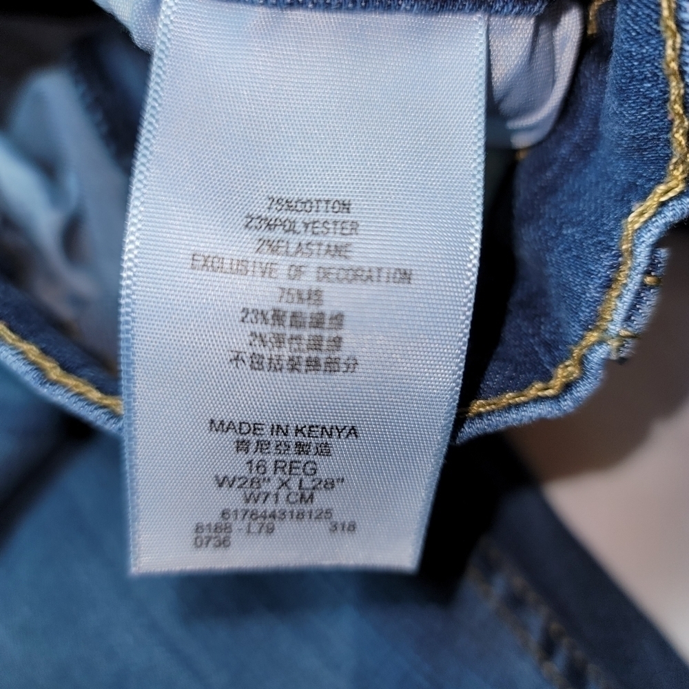 Levi's Performance 511 Slim Mens Size W28/L28; Teens Size 16 Regular - Picture 7 of 13